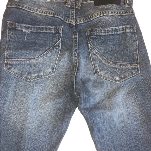 ⭐️PRICE IS FIRM⭐️ Men’s Empyre Verge Lap Blue Distressed Tapered Skinny Jeans - Picture 12 of 14